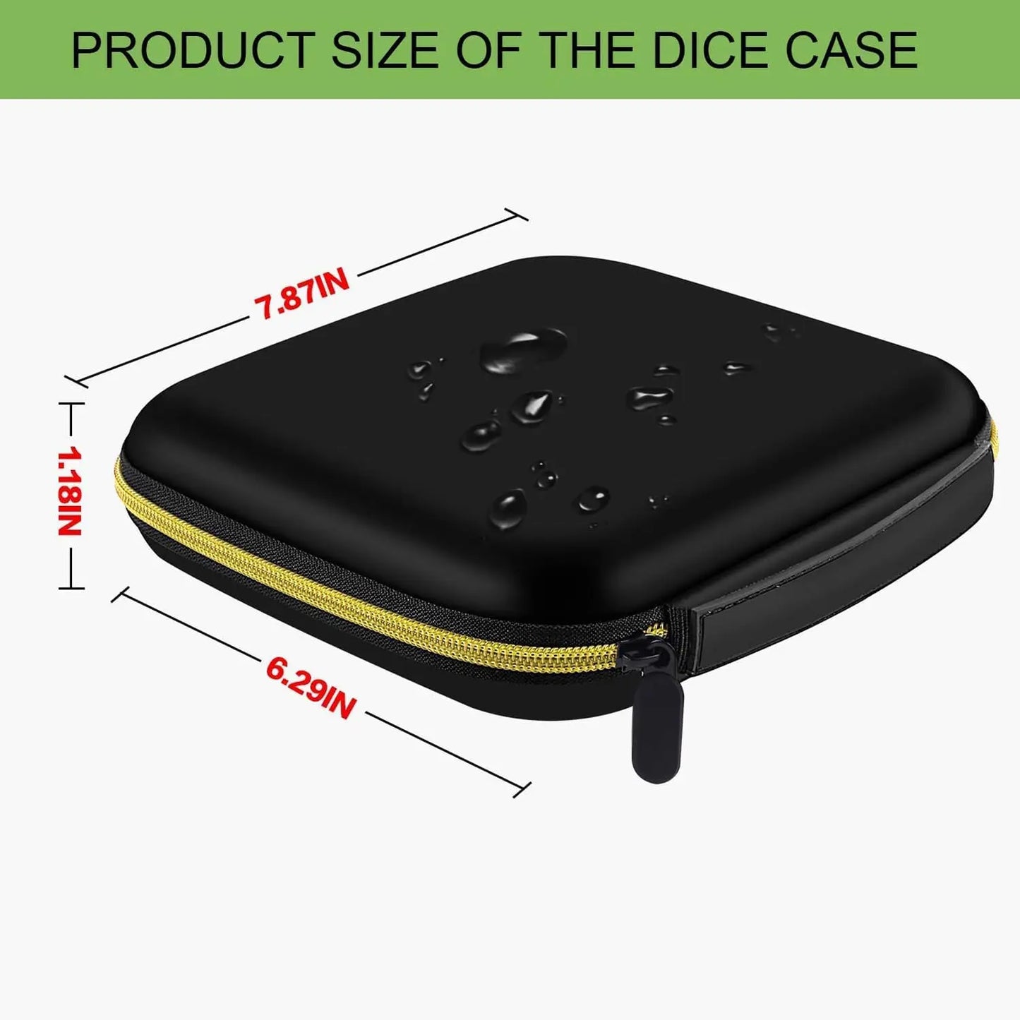 "35+ Dice Case Box Tray & Storage Holder – Organizer for RPG and Tabletop Dice"
